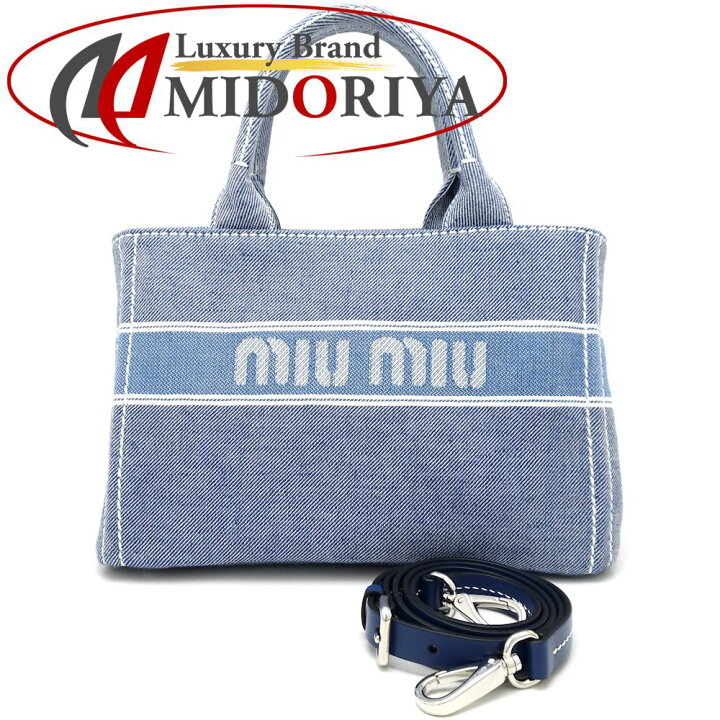 楽天市場】ミュウミュウ MIUMIU ☆未使用 5BA219 2WAY トートバッグ 