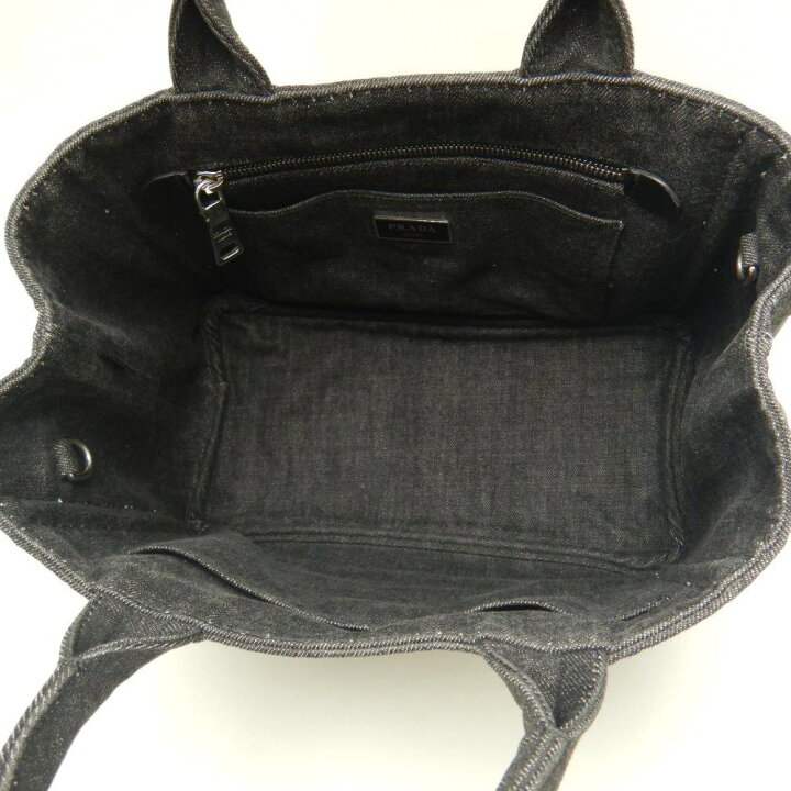 楽天市場】プラダ PRADA 1BG439 カナパ デニム NERO ブラック 2WAY  