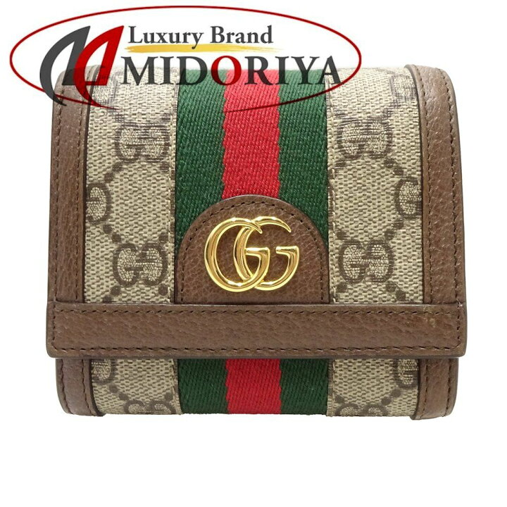 楽天市場】グッチ GUCCI コンパクト財布 オフィディア GGウォレット GG 
