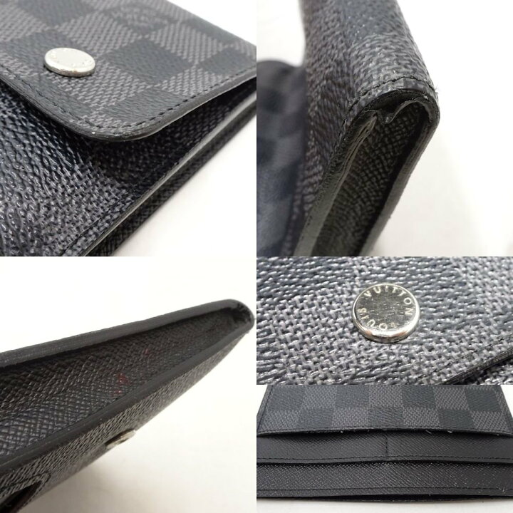 楽天市場 3万円offクーポン ルイヴィトン Louis Vuitton コンパクト財布 メンズ ダミエ グラフィット コンパクトモデュラブル ブラック N630 中古 Luxury Brand ミドリヤ楽天市場店