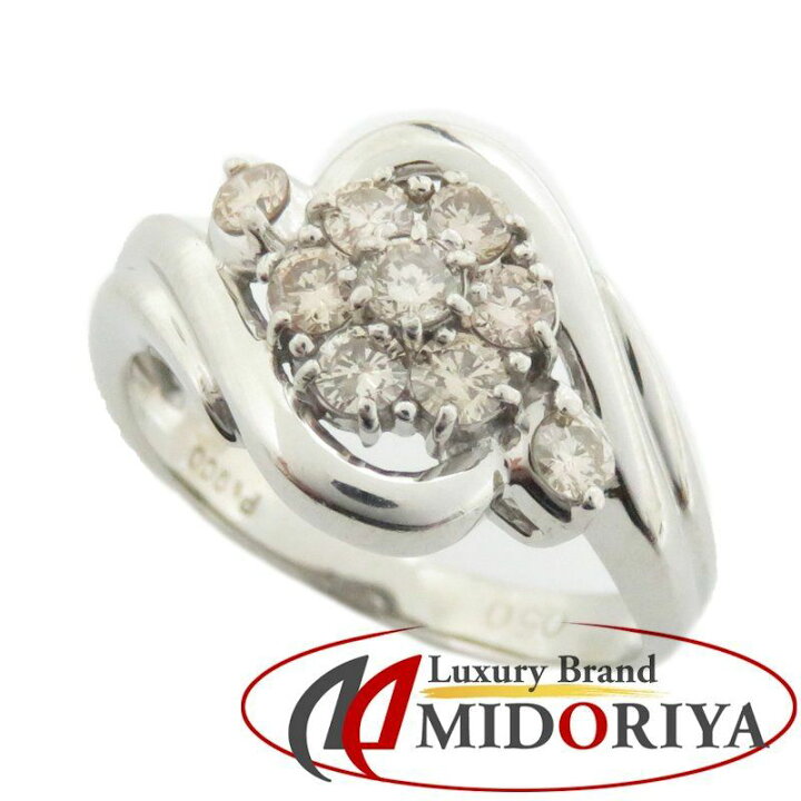 楽天市場】ダイヤモンドリング Pt900 ダイヤモンド0.50ct 11.5号 