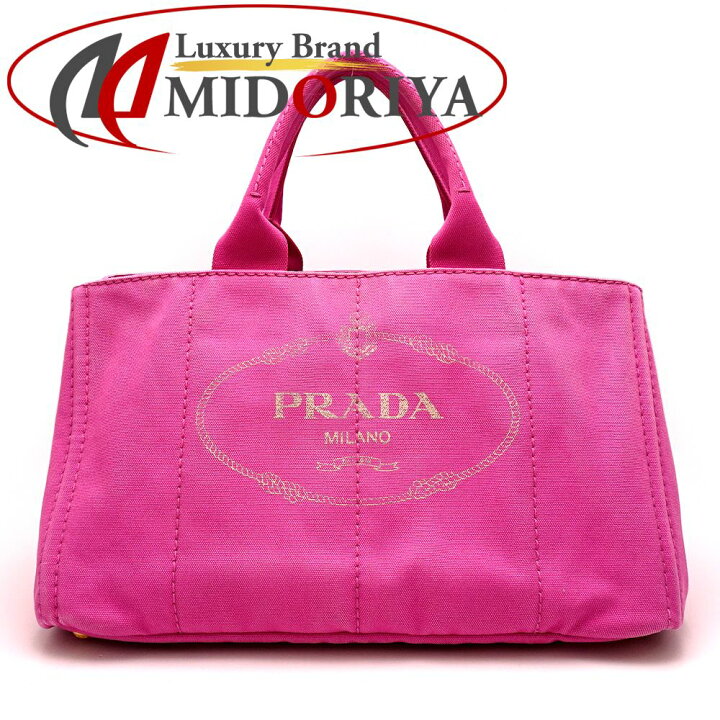楽天市場】プラダ PRADA BN1872 カナパ トートバッグ キャンバス FUXIA 