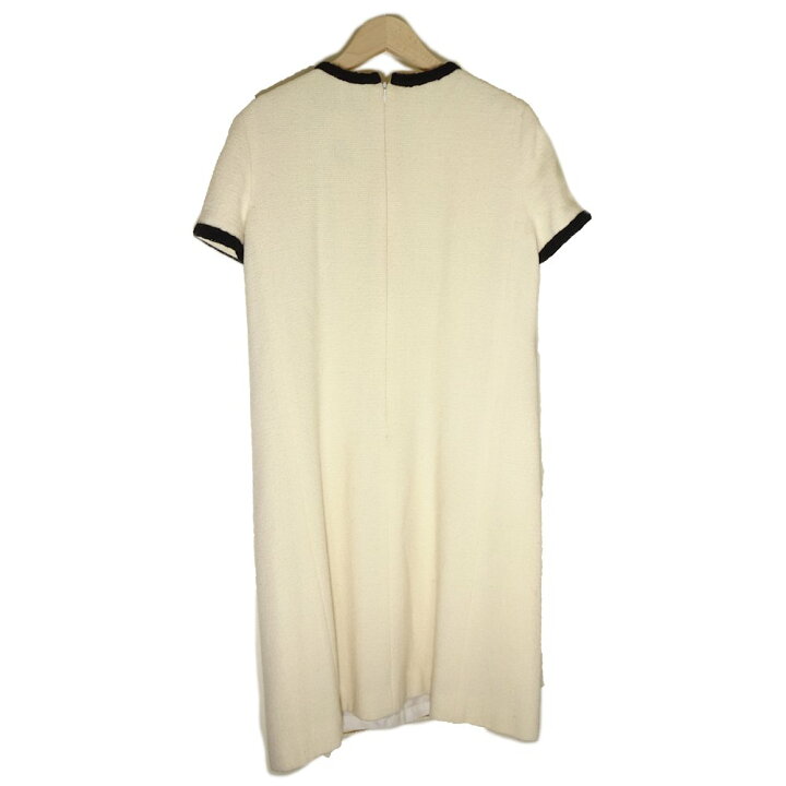 楽天市場】シャネル CHANEL ワンピース 半袖 ブラック ホワイト サイズ  