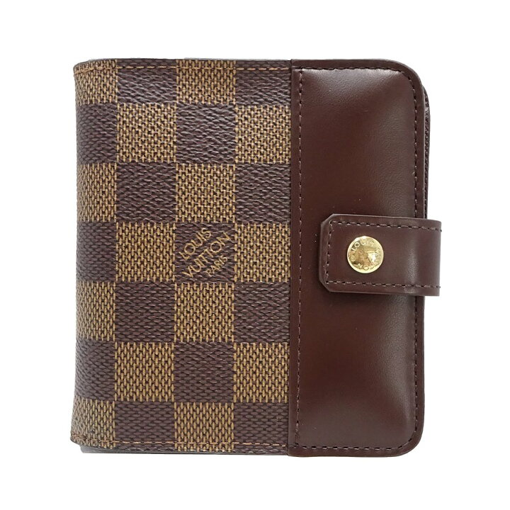楽天市場】ルイヴィトン LOUIS VUITTON コンパクト財布 ダミエ エベヌ  