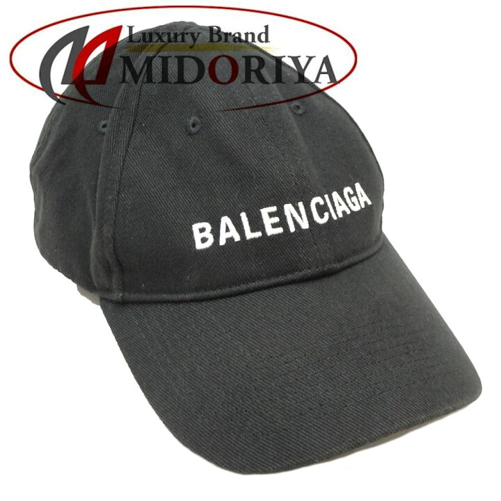 楽天市場】バレンシアガ BALENCIAGA キャップ キャンバス ブラック L 