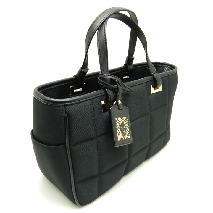 楽天市場】アンクライン Anne Klein ハンドバッグ キャンバス 黒 