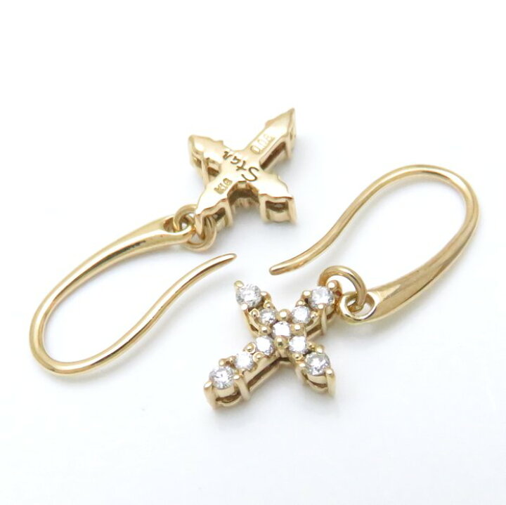 楽天市場】スタージュエリー STAR JEWELRY ダイヤモンド クロス ピアス  