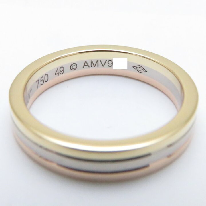 楽天市場】Cartier カルティエ トリニティエ ウェディング リング K18 