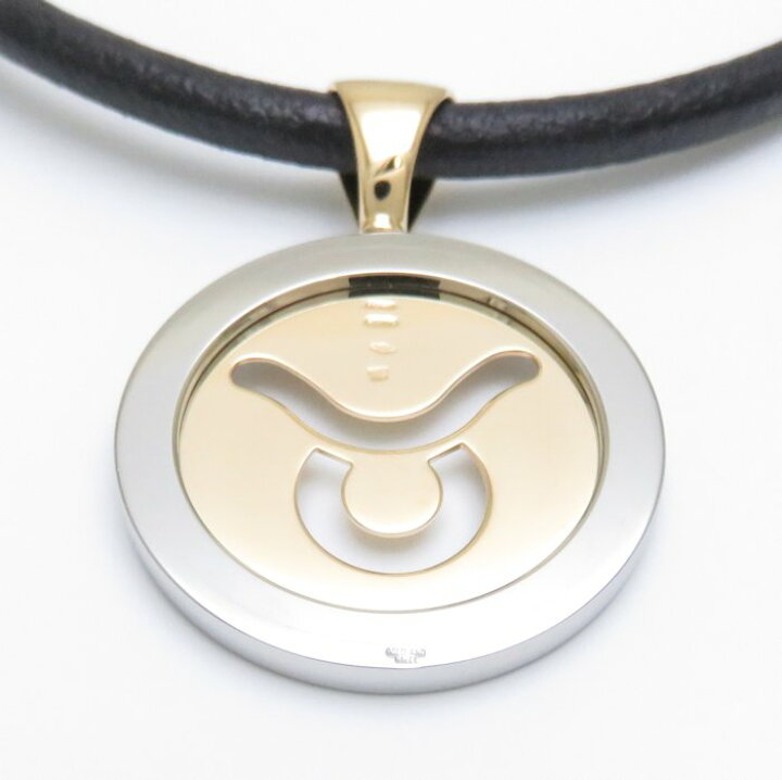 楽天市場 ブルガリ Bvlgari トンド タウロス ペンダントトップ レザーチョーカー Ss K18yg おうし座 星座 中古 Bj Luxury Brand ミドリヤ楽天市場店
