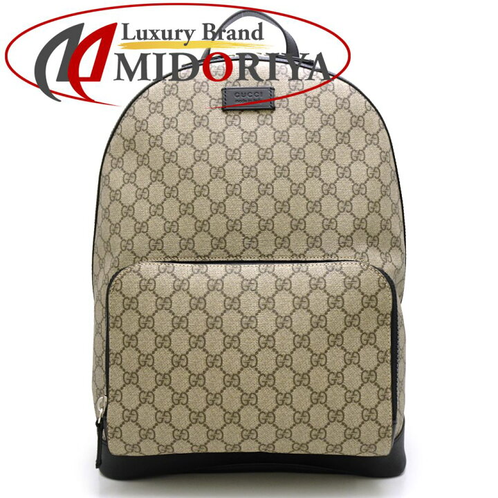 楽天市場】グッチ GUCCI 406370 GGスプリーム バックパック ベージュ 