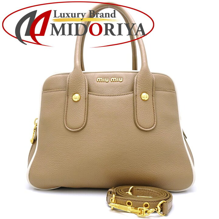 楽天市場】ミュウミュウ MIUMIU RL0071 2WAY ハンドバッグ SESAMO 