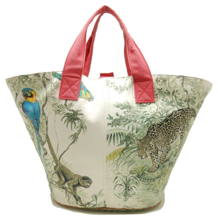楽天市場】エルメス HERMES パニエドプラージュPM キャンバス 