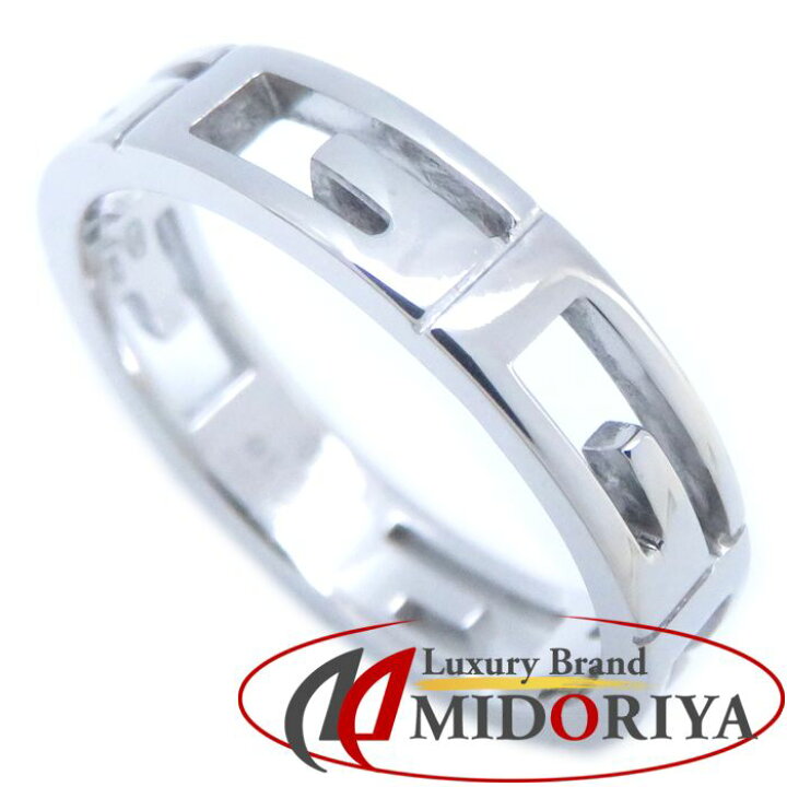 楽天市場】GUCCI グッチ マルチプル リング K18WG #14 13.5号 ホワイト  