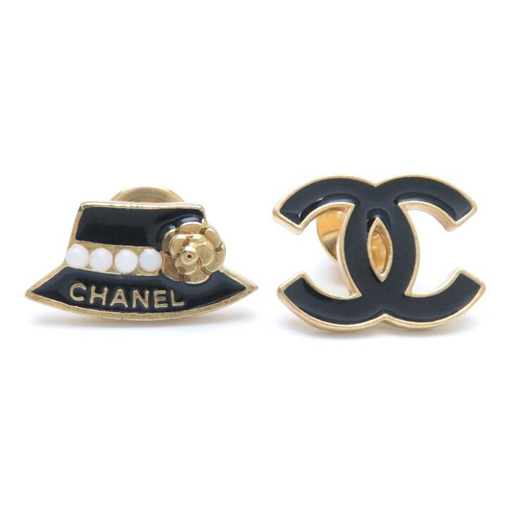 楽天市場】CHANEL シャネル ピンブローチ 2点セット 02A 帽子モチーフ 