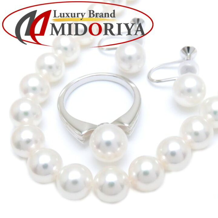楽天市場】MIKIMOTO ミキモト パール 3点セット ネックレス リング  
