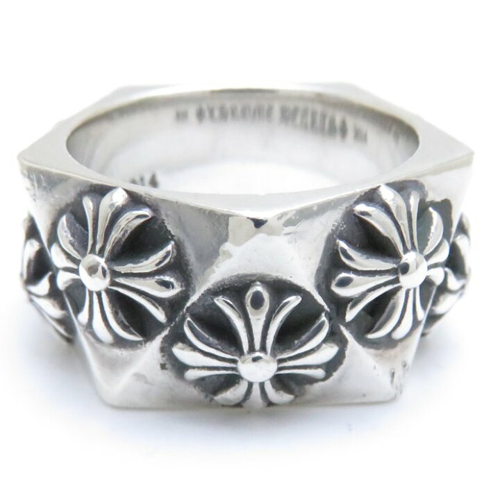楽天市場】CHROME HEARTS クロムハーツ ペンタゴン リング CH プラス 