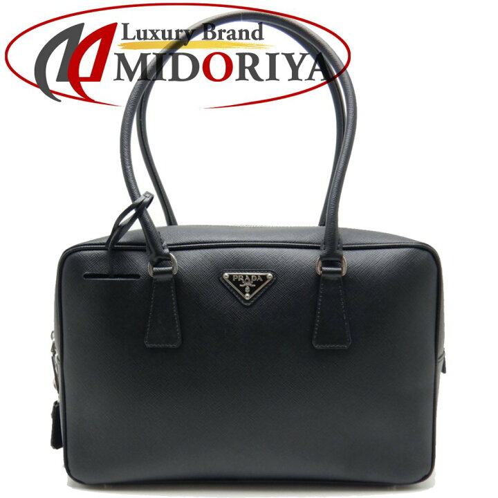 楽天市場】プラダ PRADA BL0095 ハンドバッグ サフィアーノレザー NERO  