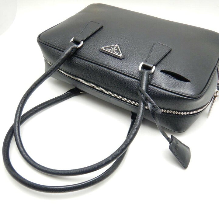 楽天市場】プラダ PRADA BL0095 ハンドバッグ サフィアーノレザー NERO 
