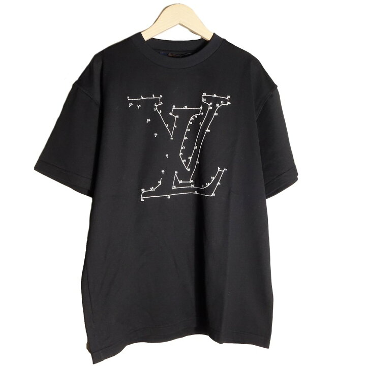 楽天市場】ルイヴィトン LOUIS VUITTON Tシャツ LVステッチプリント 