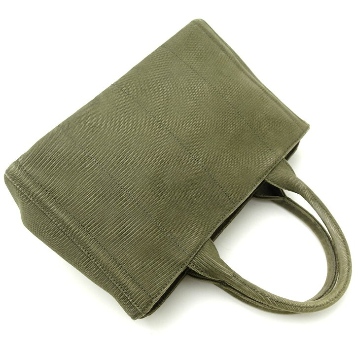 楽天市場】プラダ PRADA B2439O カナパ キャンバス ビジュー MILITARE  