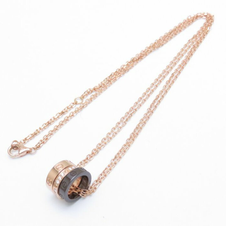 楽天市場】Cartier カルティエ ネックレス ラブスリーフープ  