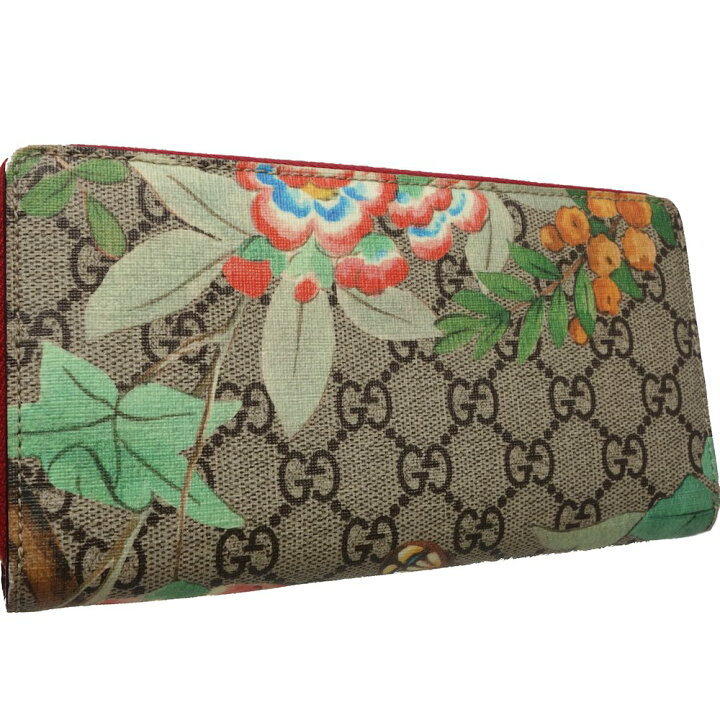 楽天市場】グッチ GUCCI 長財布 GGスプリーム ティアン ジップ 