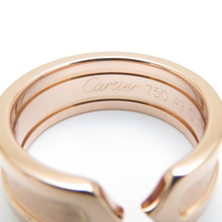 楽天市場】CARTIER カルティエ C2 リング K18PG #49 9号 ピンク 