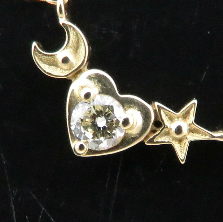 楽天市場 Ahkah アーカー シンシアハート ネックレス 14年クリスマス限定品 K18yg ダイヤモンド1p イエローゴールド ペンダント 中古 Bj Luxury Brand ミドリヤ楽天市場店