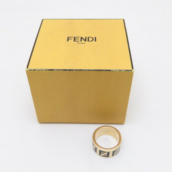 楽天市場】FENDI フェンディ リング FFロゴ リング サイズM 14号 
