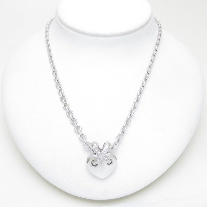 楽天市場】CHAUMET ショーメ リアン ネックレス ダイヤモンド K18WG 