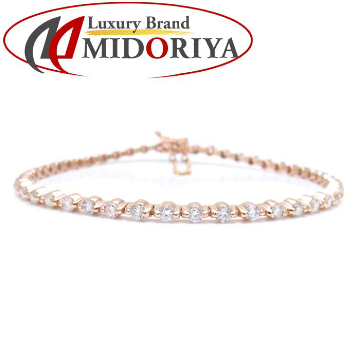 楽天市場】ダイヤモンドブレスレット K18PG ダイヤモンド2.00ct 2  