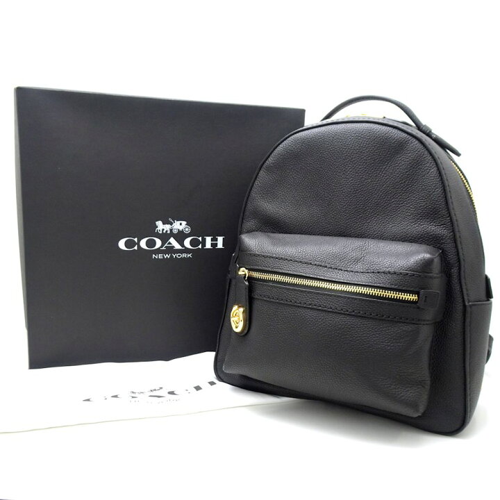 楽天市場】コーチ COACH 35608 バックパック レザー 黒 ブラック 