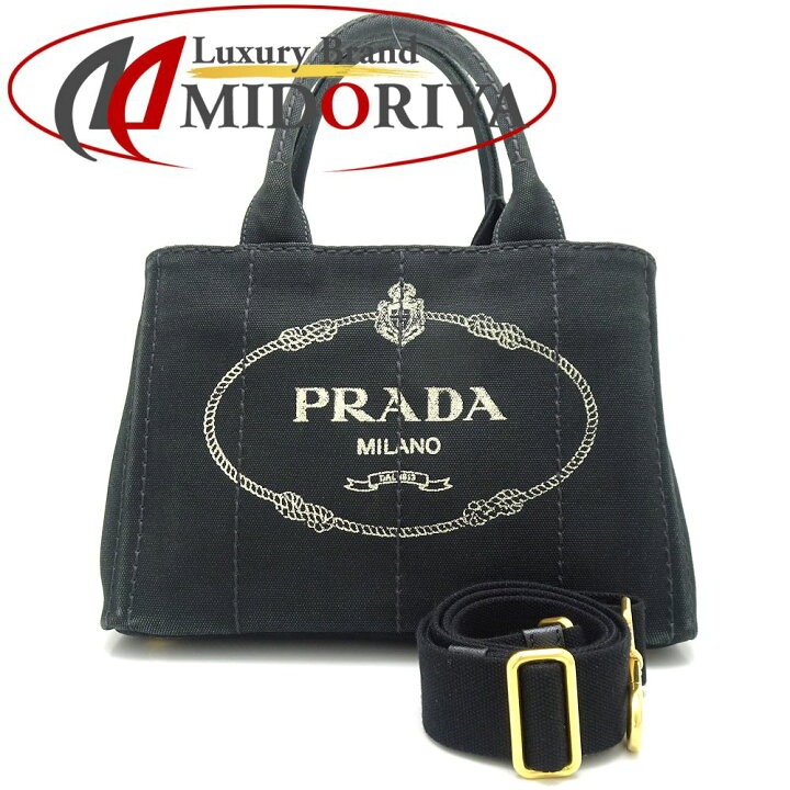 楽天市場】プラダ PRADA 1BG439 カナパ デニム NERO ブラック 2WAY  