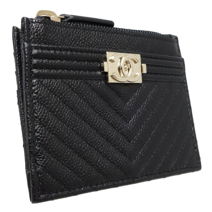 楽天市場】シャネル CHANEL カードケース ボーイシャネル Vステッチ 