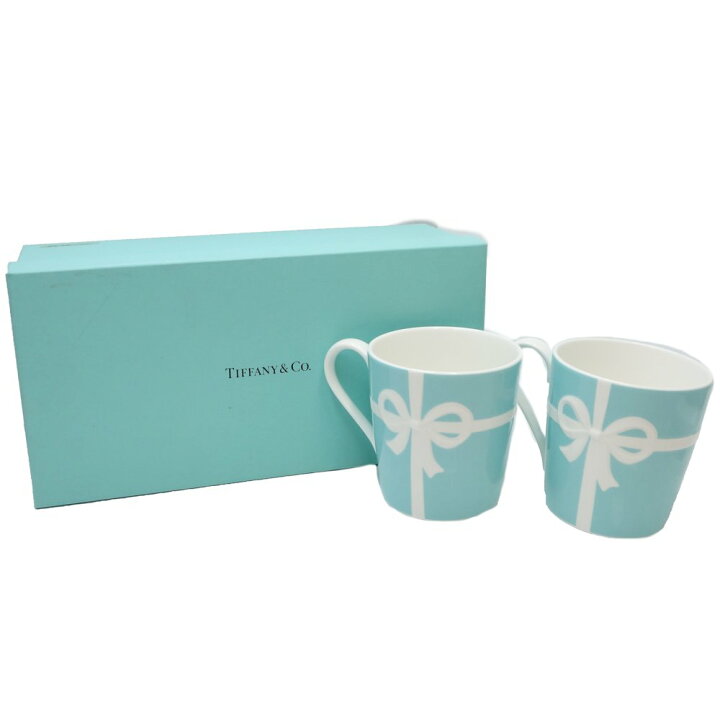 楽天市場】ティファニー Tiffany＆Co.TIFFANY マグカップ ペア ブルー 