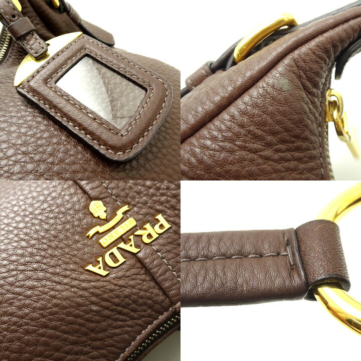 楽天市場】プラダ PRADA BR4373 ワンショルダーバッグ レザー CAFFE 