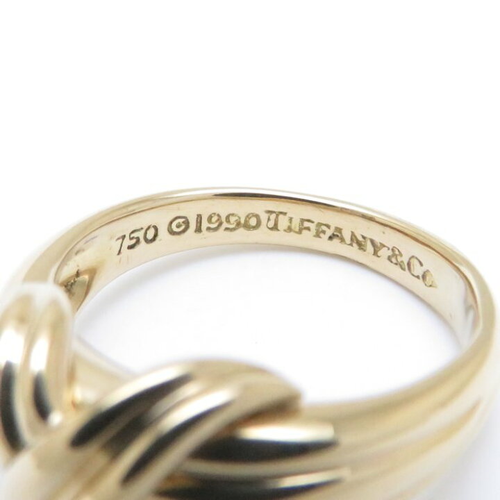 楽天市場】ティファニー TIFFANYCo. シグネチャー リング K18YG 12号 イエローゴールド 指輪/097495【中古】【BJ】 : Luxury Brand ミドリヤ楽天市場店