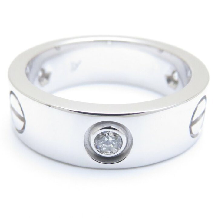楽天市場】Cartier カルティエ ラブリング 3Pダイヤモンド K18WG #50 