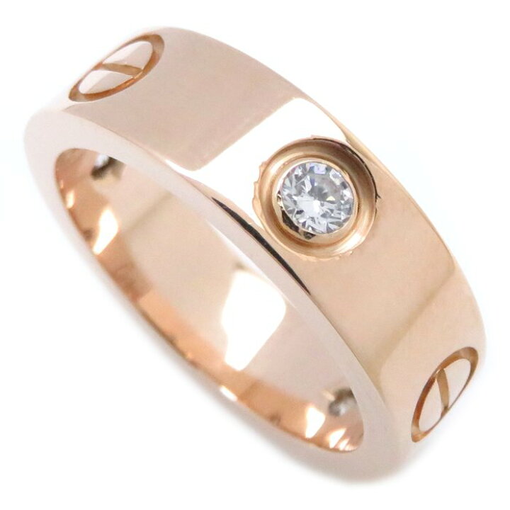 楽天市場】Cartier カルティエ ラブリング 3Pダイヤモンド K18PG #51 