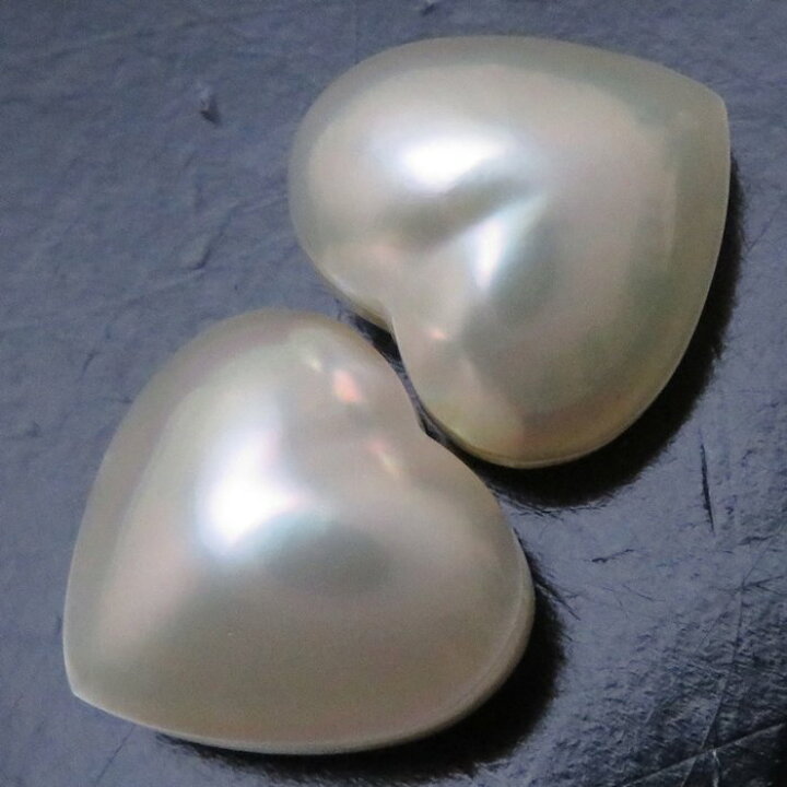 楽天市場】TASAKI 田崎真珠 ハートピアス マベパール K18WG ホワイト 