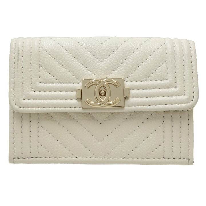 楽天市場】シャネル CHANEL コンパクト財布 ボーイシャネル スモール 