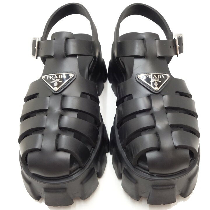楽天市場】プラダ PRADA ラバーサンダル モノリス ポリウレタン サイズ 