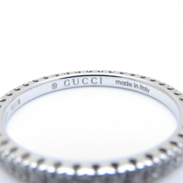 楽天市場】グッチ GUCCI エタニティリング K18WG #14 13.5号 フル 