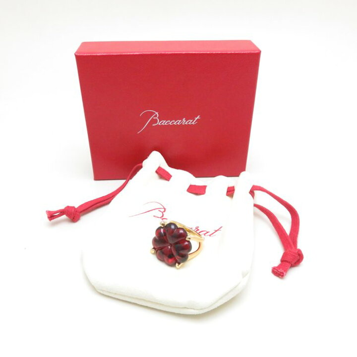 楽天市場】Baccarat バカラ トレフル リング レッド #55 15号 SV925 