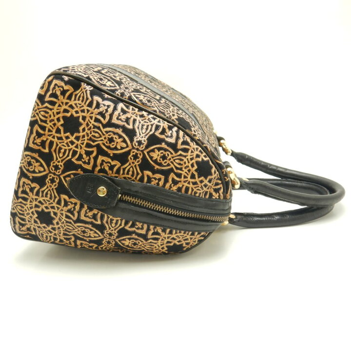 楽天市場】印傳屋 甲州印伝 INDEN-YA ボストンバッグ 鹿革 ジオベスク 