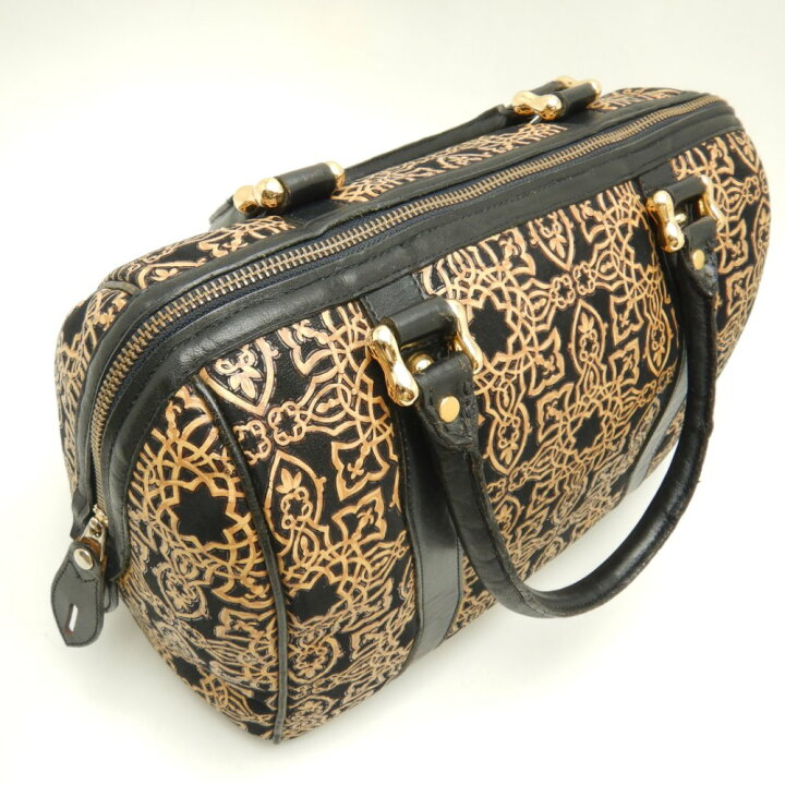 楽天市場】印傳屋 甲州印伝 INDEN-YA ボストンバッグ 鹿革 ジオベスク 