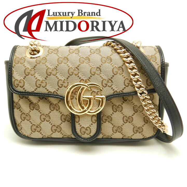楽天市場】グッチ GUCCI チェーンショルダーバッグ GGマーモント  
