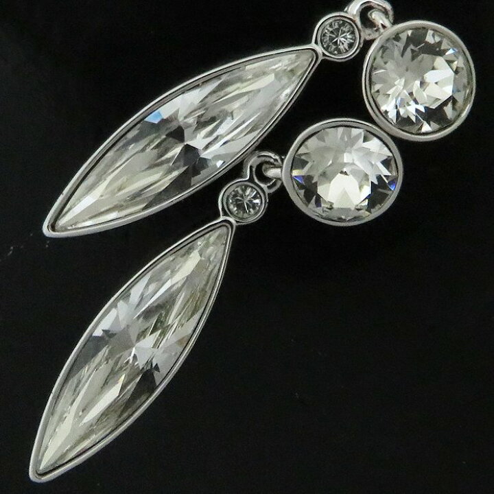 楽天市場】スワロフスキー SWAROVSKI クリスタル ピアス シルバー 