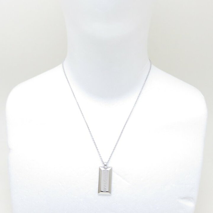 楽天市場】ブルガリ BVLGARI インゴット ネックレス 1Pダイヤモンド  