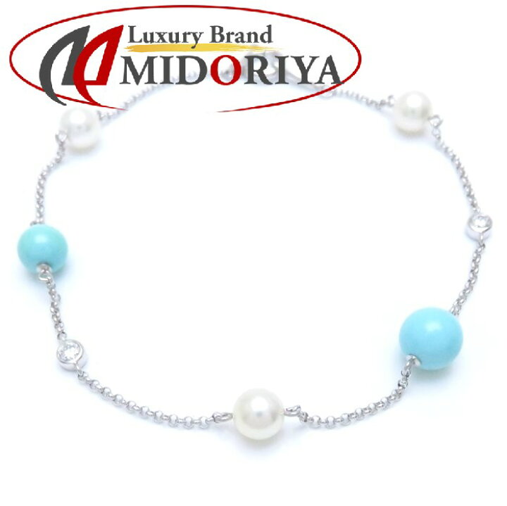 楽天市場】ミキモト MIKIMOTO パール ターコイズ ダイヤモンド 